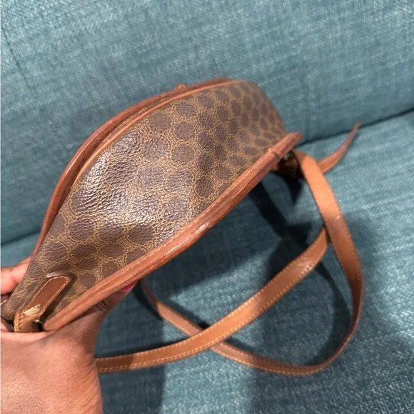 Celine Brown Patterned Crossbody Bag - Picture 11 of 15